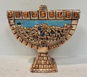 Artistic Clay Menorahs